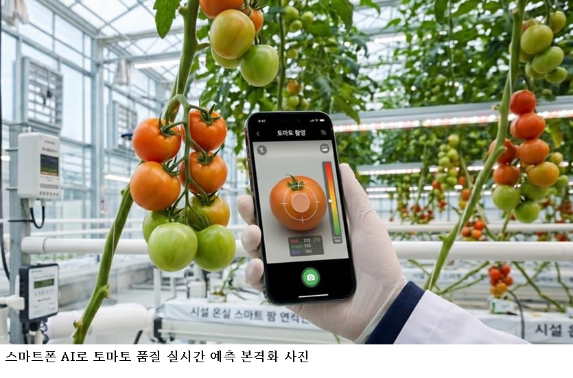 토마토 라이코펜 AI 예측 기술 개발…충남농업기술원, 비파괴 품질관리 시대 연다