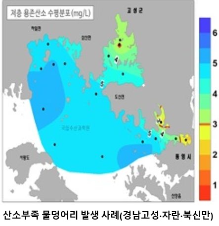 전국 연안 산소부족 물덩어리 완전 소멸…진해만 끝으로 5개월 만에 사라져