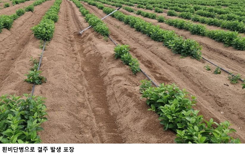 사과 흰비단병 방제기술 개발…대목 고사 막고 묘목 산업 살린다