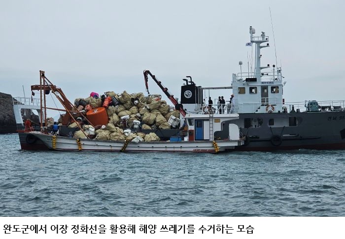 완도군, 7억 원 투입 ‘양식 어장 정화 사업’ 추진