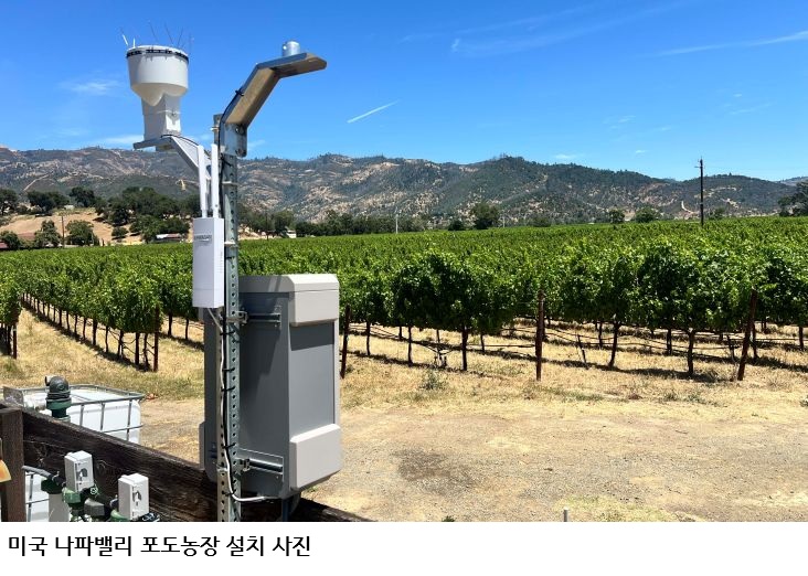 전남광주농기원, K-스마트 관수기술 미국 진출…캘리포니아 48.5㏊ 실증