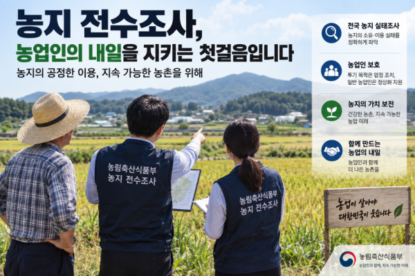 농지 전수조사 대폭 보완…상속·고령농·관행 임대차 ‘일괄 처분 안 한다’