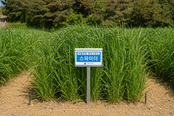 국산 이탈리안 라이그라스 수확량 최대 15%↑…‘오아시스·스파이더·아우라’ 2027년 농가 보급