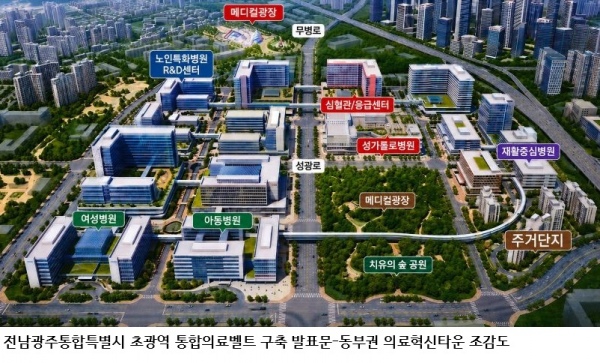 전남광주통합특별시, ‘초광역 통합의료벨트’ 구축…국립의대 중심 공공의료 혁신