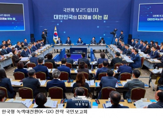 정부, 한국형 녹색대전환 K-GX 전략 발표…2035년까지 1,000조 원 투입